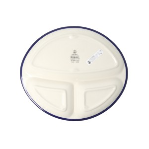 Talerz dzielony Ceramika Artystyczna Bolesławiec 485 dek70AX