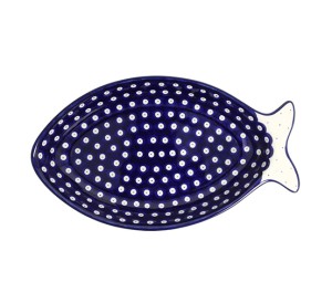 Półmisek ryba dł. 33,5 cm Ceramika Artystyczna Bolesławiec E23 dek70AX