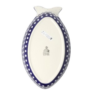 Półmisek ryba dł. 33,5 cm Ceramika Artystyczna Bolesławiec E23 dek70AX