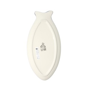 Półmisek ryba Ceramika Artystyczna Bolesławiec E19 dek70AX