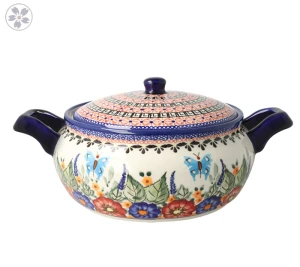 Pot V 2,0 L GU1435DEK149Art Bolesławiec Pottery