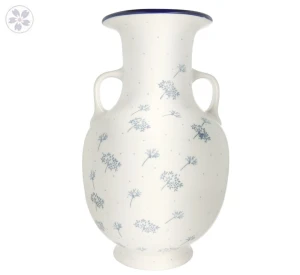 Vase amfora h 30,5 cm dek2812X Bolesławiec Pottery