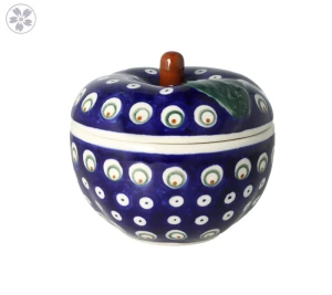 Apple container V 0,2 L GU1425DEK487 Bolesławiec Pottery
