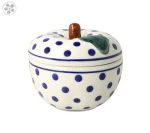 Pojemnik jabłko wys. 12,1 cm GU1425DEK37 Ceramika Bolesławiec