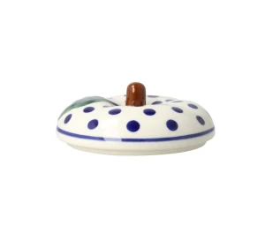 Pojemnik jabłko wys. 12,1 cm GU1425DEK37 Ceramika Bolesławiec