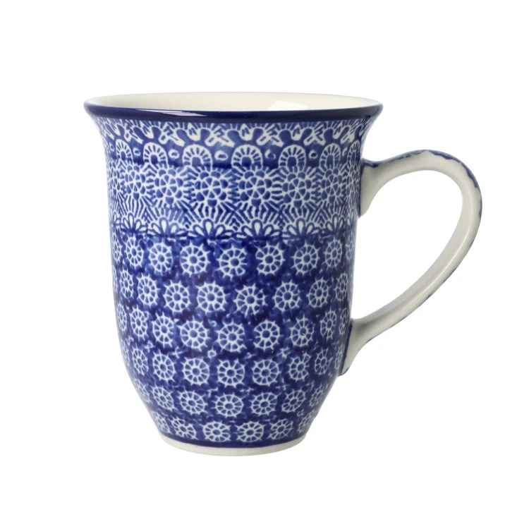 Kubek Latte V 0,45 L Ceramika Artystyczna Bolesławiec K826 dek884X