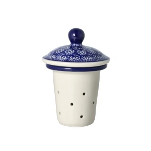 Czajnik Ceramika Artystyczna Bolesławiec do herbaty Sitko V 0,9 L E22 dek884X