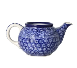 Czajnik Ceramika Artystyczna Bolesławiec do herbaty Sitko V 0,9 L E22 dek884X