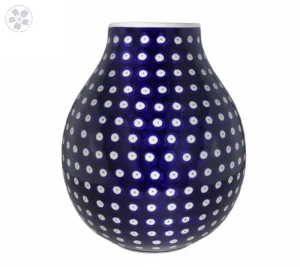 Vase f14 24,5 cm dek70AX Bolesławiec Pottery