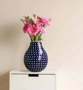 Wazon pękaty Ceramika Artystyczna Bolesławiec F14 dek70AX