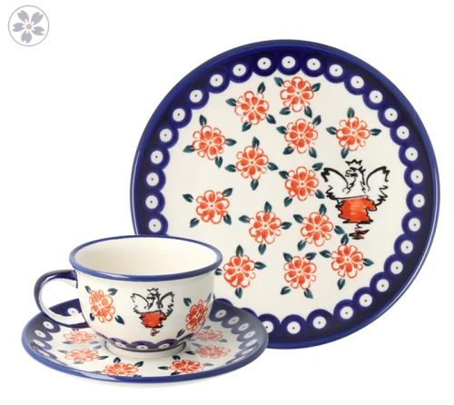 CERAMIKA BOLESŁAWIEC Zestaw Na prezent DeLux DEK1379A