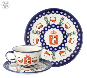 CERAMIKA BOLESŁAWIEC Zestaw Na prezent DeLux DEK1408A Syrenka