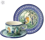 Zestaw na prezent lux dekU5076 Ceramika Artystyczna Bolesławiec