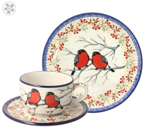 Zestaw na prezent lux dekU4908 Ceramika Artystyczna Bolesławiec