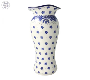 Vase h 28 cm dek1975X Bolesławiec Pottery