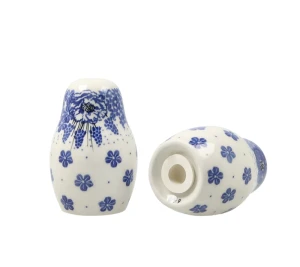 Solniczka i pieprzniczka Ceramika Artystyczna Bolesławiec komplet S131 dek1975X