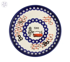 Talerz śniadaniowy o 19,5 cm Ceramika Bolesławiec GU814 dekDUOK171