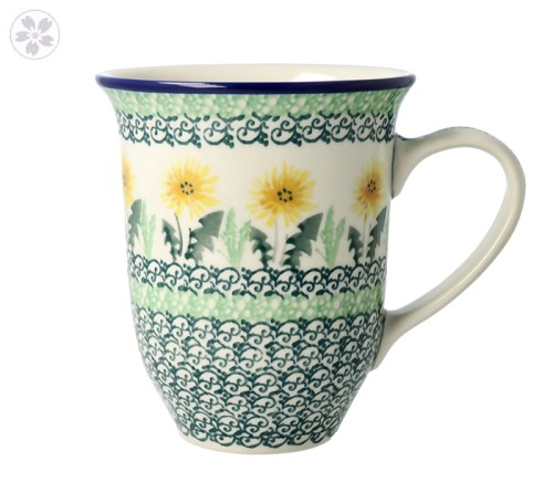 Kubek Latte V 0,45 L Ceramika Artystyczna Bolesławiec K826 dek2638X