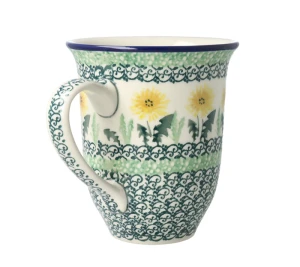 Kubek Latte V 0,45 L Ceramika Artystyczna Bolesławiec K826 dek2638X