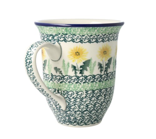 Kubek Latte V 0,45 L Ceramika Artystyczna Bolesławiec K826 dek2638X