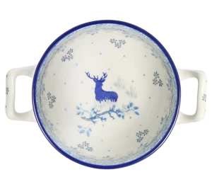 Miska fondue Ceramika Artystyczna Bolesławiec C61 dek2858X