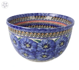 Bowl V 2,25 L GU985DEK148Art Bolesławiec Pottery