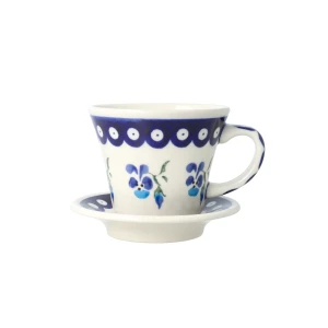 Filiżanka i spodek V 0,24 L Bolesławiec GU1802DEK890