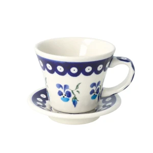 Filiżanka i spodek V 0,24 L Bolesławiec GU1802DEK890