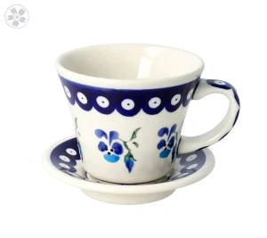 Filiżanka i spodek V 0,24 L Bolesławiec GU1802DEK890