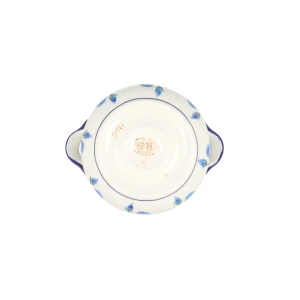 Bulionówka z pokrywką V 0,45 L GU1008DEK890 Ceramika Bolesławiec