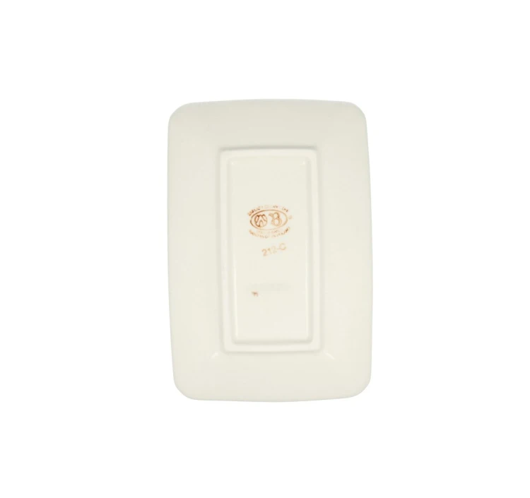 Talerz- Tacka do sushi 12,2x18,3 cm GU2021DEK890 Ceramika Bolesławiec