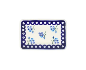 Talerz- Tacka do sushi 12,2x18,3 cm GU2021DEK890 Ceramika Bolesławiec