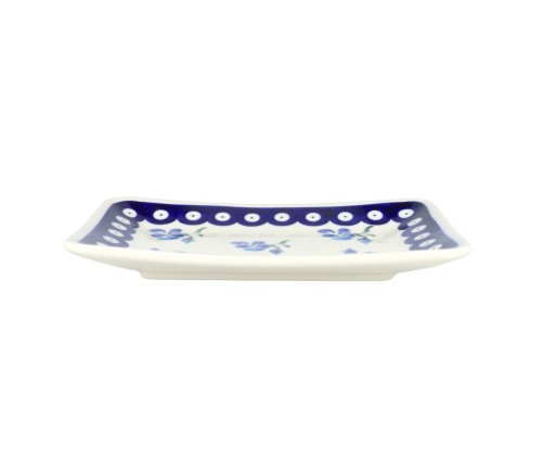 Talerz- Tacka do sushi 12,2x18,3 cm GU2021DEK890 Ceramika Bolesławiec
