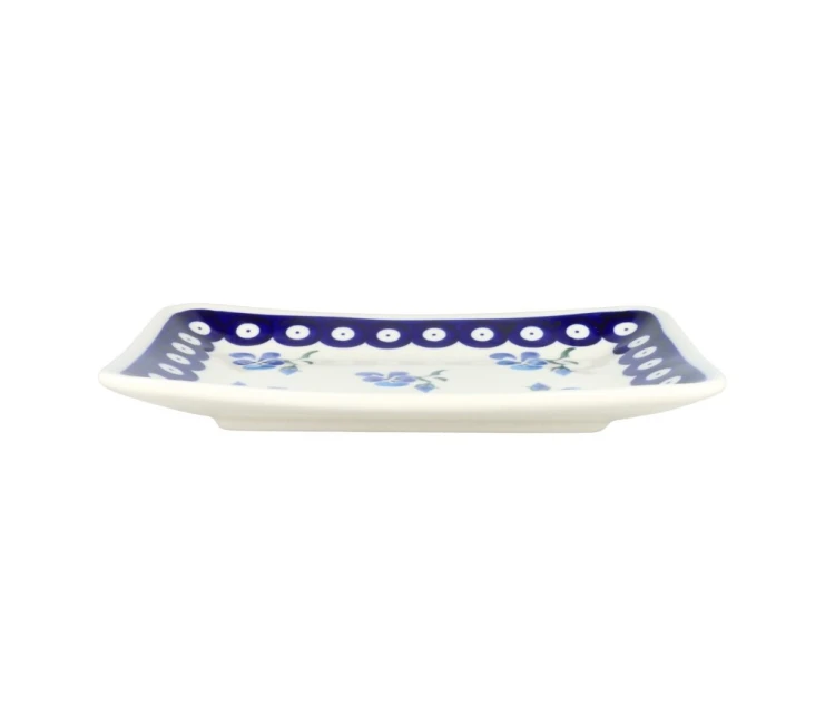 Talerz- Tacka do sushi 12,2x18,3 cm GU2021DEK890 Ceramika Bolesławiec