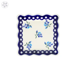 Talerz kwadratowy falbanka dł. 16,4 cm GU1610 DEK890