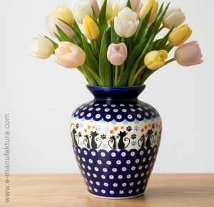 Wazon wys. 19,7 cm GU790DEK378A Ceramika Bolesławiec