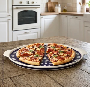 Talerz do pizzy GU2086DEK487 Ceramika Bolesławiec