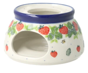 Komplet do fondue C62 Ceramika Artystyczna Bolesławiec dek2709X