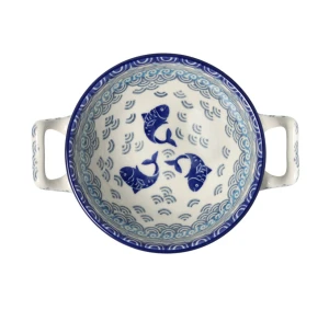 Miska fondue Ceramika Artystyczna Bolesławiec C61 dek2372X