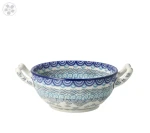 Bowl fondue C61 dek2372X Bolesławiec Pottery