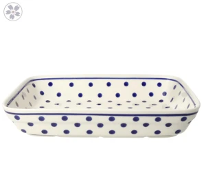 Półmisek do zapiekania 19,5x25,5 cm Bolesławiec GU370DEK37