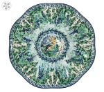Plate Ø 24 cm A24 dekU5076 Bolesławiec Pottery