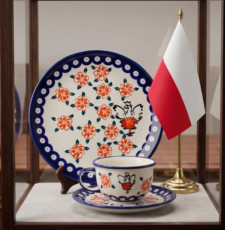 CERAMIKA BOLESŁAWIEC Zestaw Na prezent DeLux DEK1379A