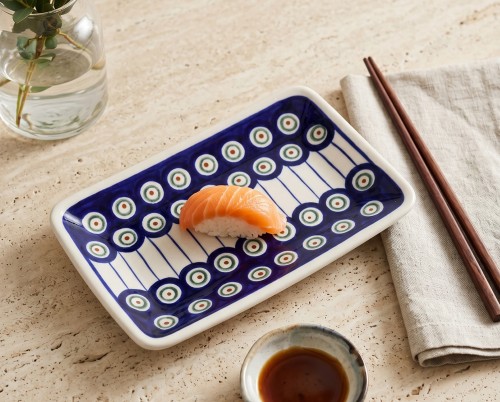 Talerz- tacka do sushi 12,2x18,3 cm GU2021DEK8