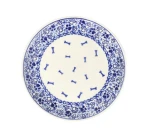 Plate ø 19,0 cm Psia Łapka Bolesławiec Pottery Galia