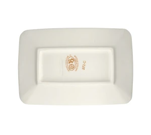 Talerz- tacka do sushi 12,2x18,3 cm GU2021 DEK1208 Ceramika Bolesławiec