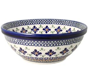 Bowl V 1,3 L GU850DEKDU60 Bolesławiec Pottery