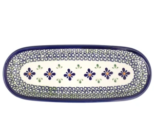 Tray ø 11,1 x 28,3 cm GU928DEKDU60 Bolesławiec Pottery