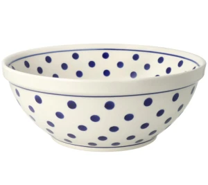 Bowl V 1,3 L GU850DEK37 Bolesławiec Pottery