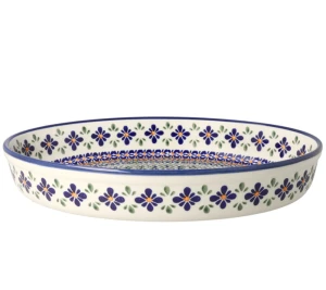 Dish ø 22,0 x 31,0 cm GU350DEKDU60 Bolesławiec Pottery
